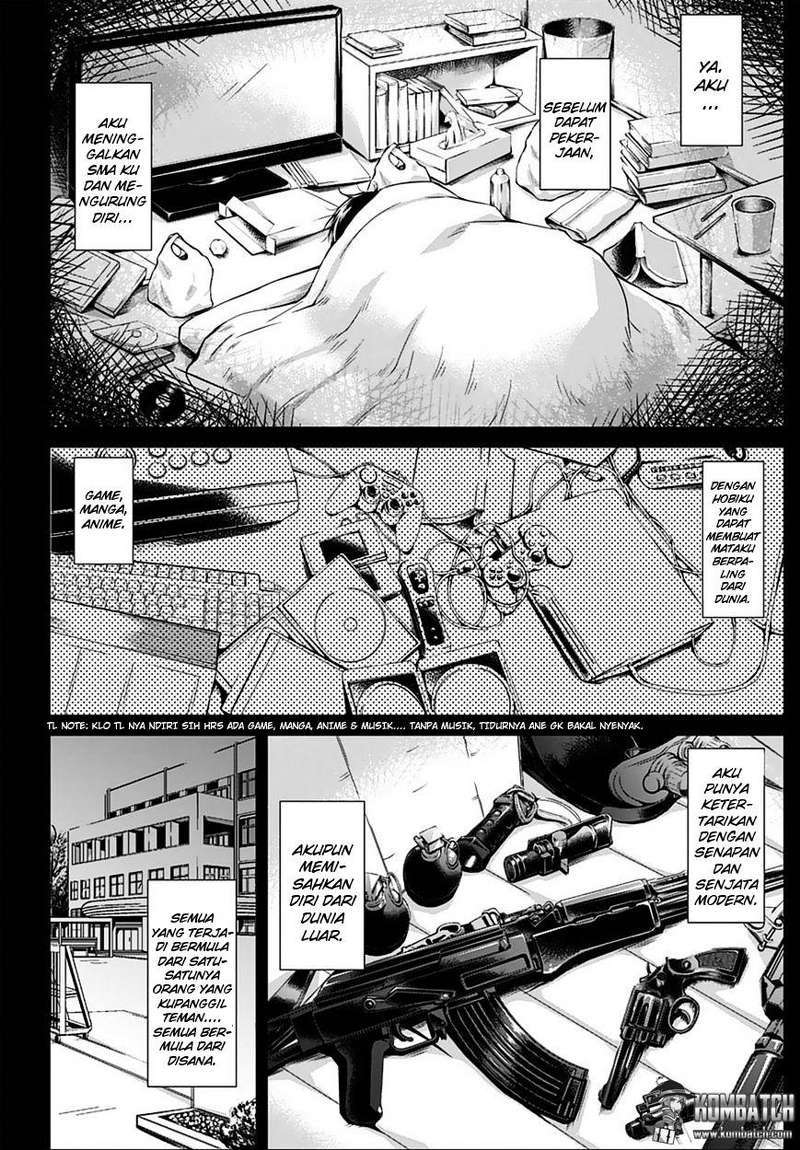 Gunota ga Mahou Sekai ni Tensei Shitara, Gendai Heiki de Guntai Harem o Tsukucchaimashita!? Chapter 01 Gambar 24